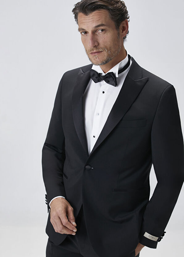 Beymen Collection Black Wool Tuxedo - 2