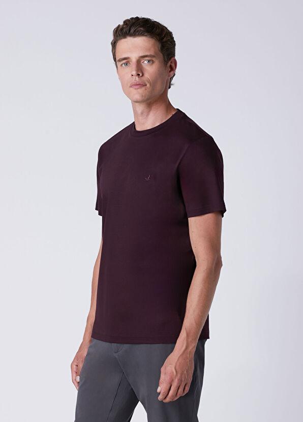 Beymen Club Regular Fit Plum Interlock Basic T-Shirt - 4