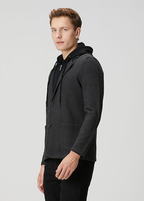 Beymen Club Antrasit Triko Ceket - 4