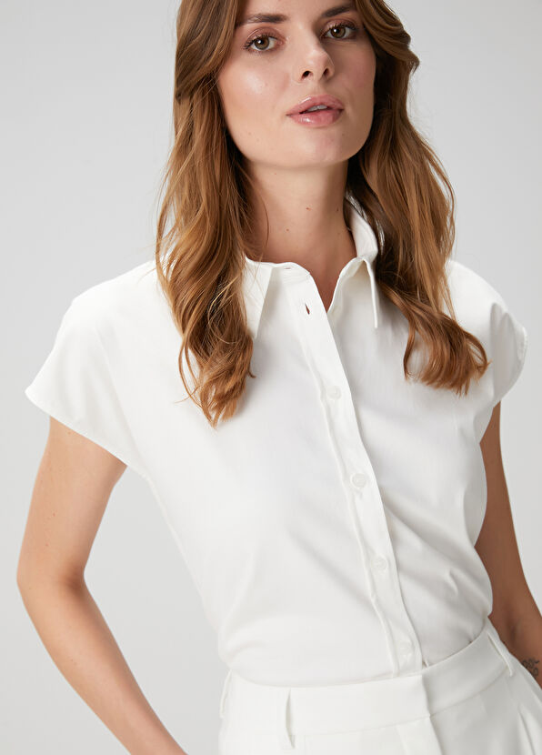 Beymen Club Beyaz Kısa Kol Gömlek - 2