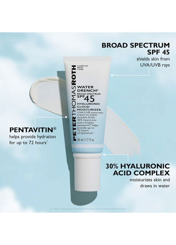 Peter Thomas Roth Water Drench Hyaluronic Hydrating Moisturizer SPF45 Güneş Krem 20 ml - 4