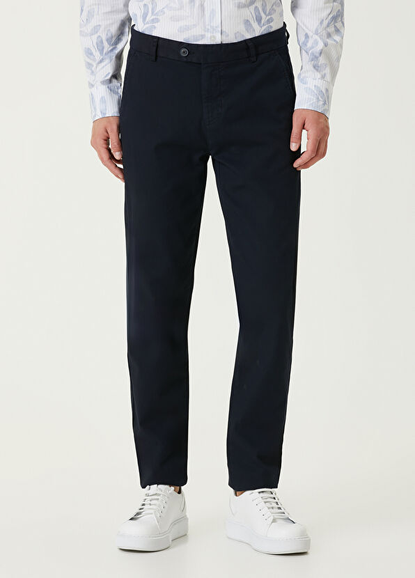 Beymen Club Regular Fit Lacivert Twill Pantolon - 2