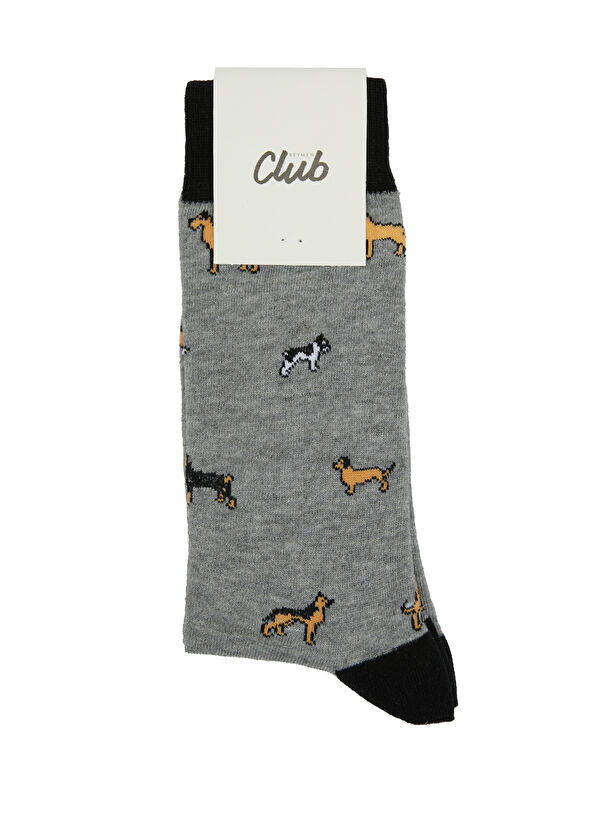 Beymen Club Grey Mens Socks - 1