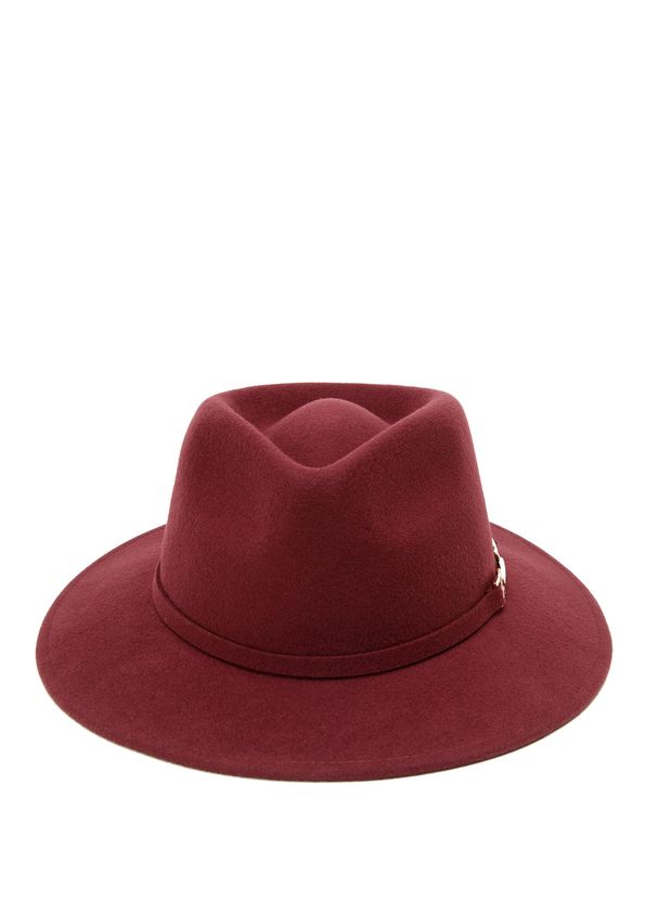 Beymen Club Burgundy Accessory Women's Fedora Wool Hat - 2