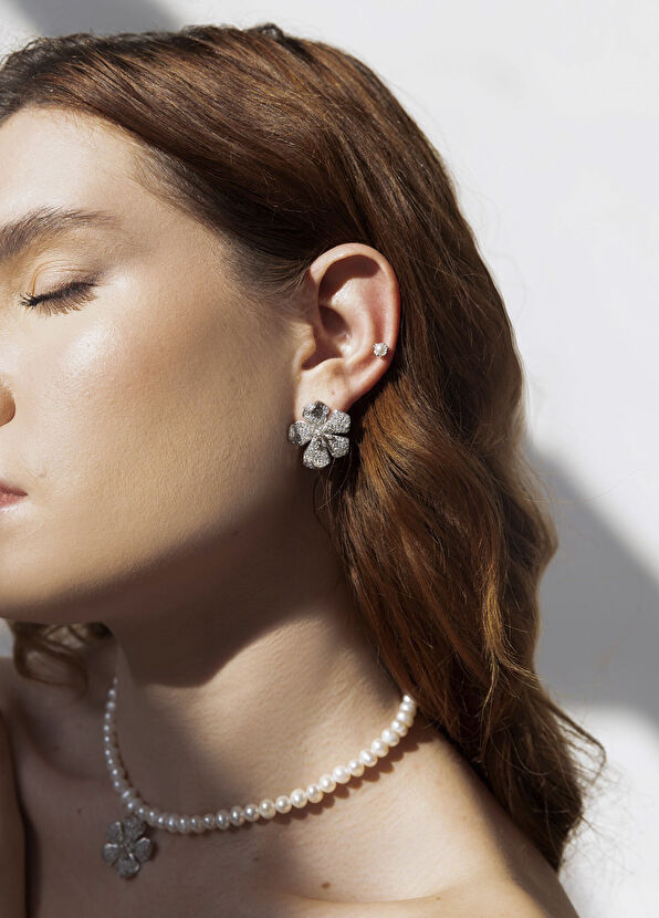 Ecru Atelier Viola Gümüş Rengi 925 Ayar Gümüş Kadın Kolye - 2