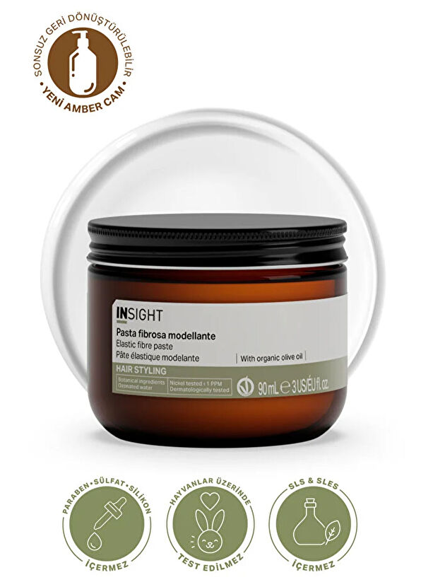 Insight Styling Elastic Fibre Paste Esnek Şekillendirici Macun 90 ml - 2