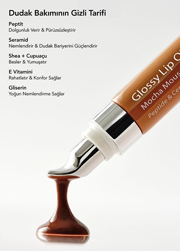Aurelia Genève Mocha Mousse Glossy Lıp Oil Balm - 3