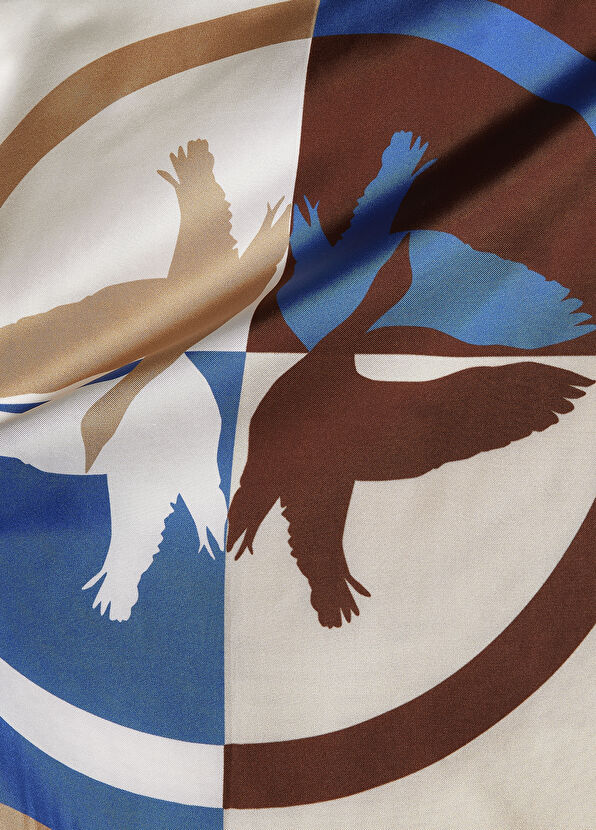 Beymen Club Desenli 50x50 İpek Eşarp - 2