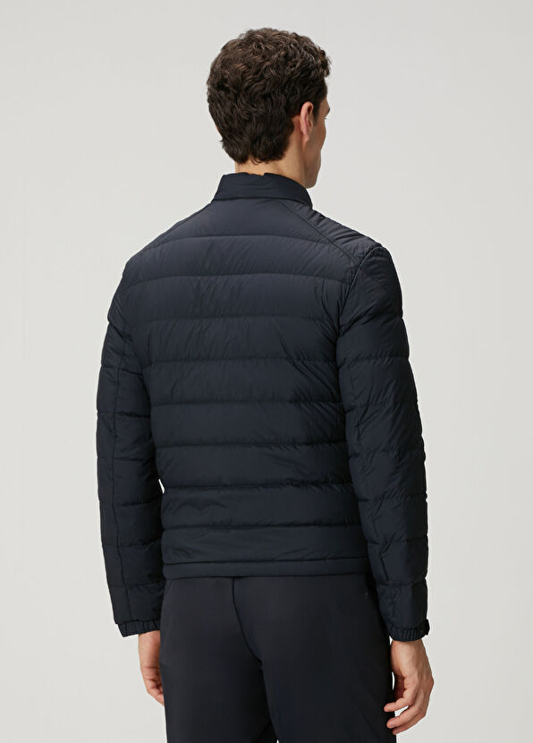 Lacivert Puff Mont - Görsel 5