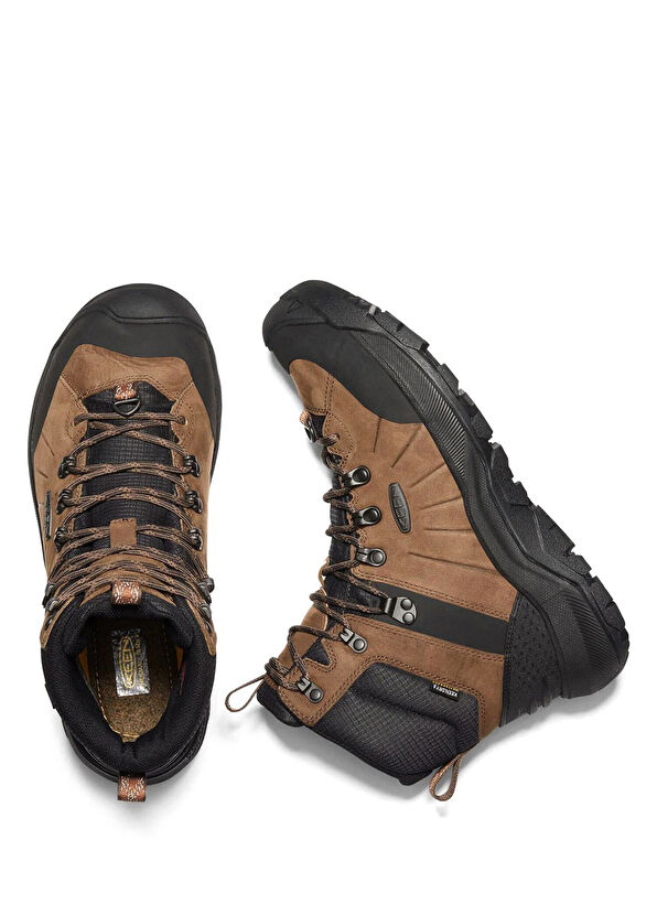 Keen Revel IV Dak Earth Caramel Cafe Fleece Waterproof Men's Boots - 4