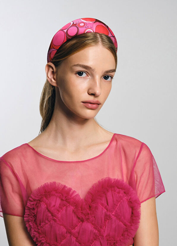 Gaios Cycle Loretha Pembe Saten Kadın Taç - 2