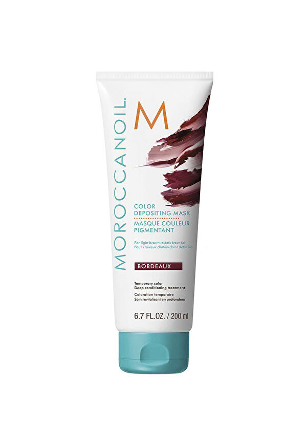 Moroccanoil Color Depositing Bordeaux Renk Tazeleyici Saç Maskesi 200 ml - 1