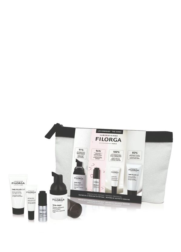 Filorga NCEF Revitalize Optim Eyes Time-Filler Foaming Cleanser + 5XP Cream Skin Care Set - 1