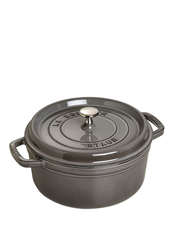 Staub Grafiti Gri Döküm Tencere 18 cm - 1