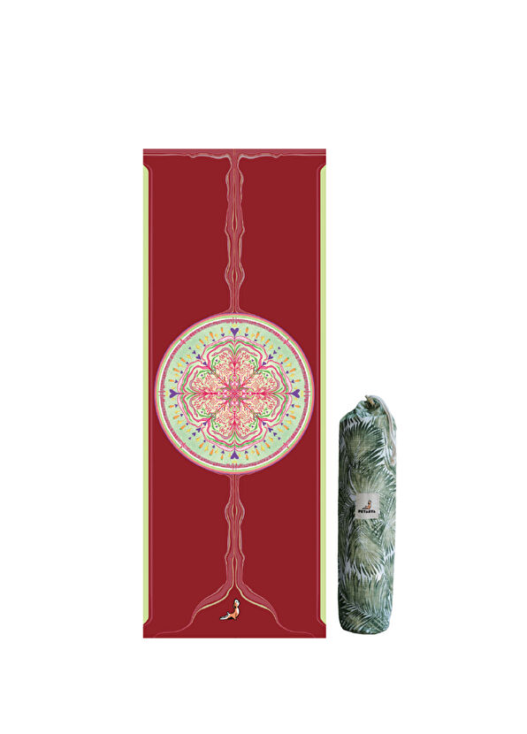 Petarya Mandala Series 4.1 mm Follow The White Rabbit Doğal Kauçuk Kaydırmaz Yoga Matı - 2