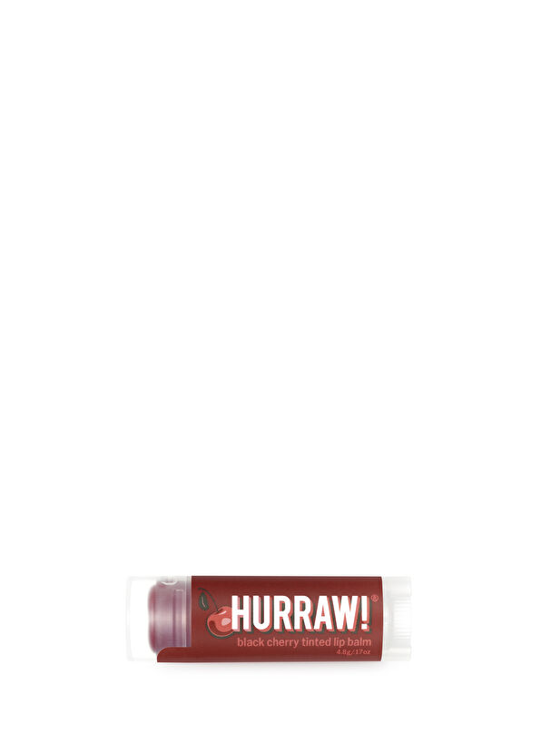 Hurraw Vegan Black Cherry Tinted Vişne Dudak Balmı - 1