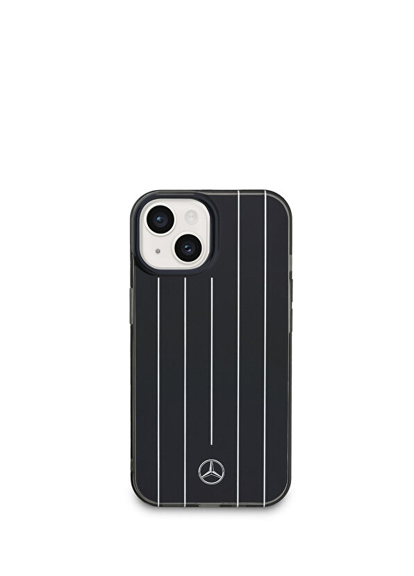 Mercedes New Urban 3 iPhone 15 Rigid PC Parallel Line Pattern Phone Case - 2