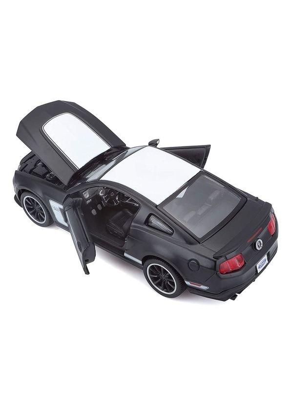Maisto Ford Mustang Boss 302 Siyah 1/24 Model Araba - 4