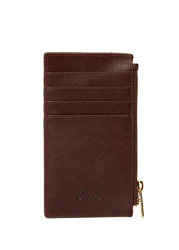 Beymen Club Bordo Kadın Deri Kartlık - 2