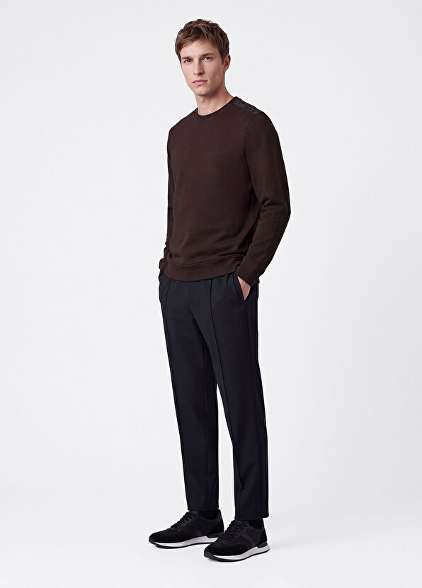 Beymen Club Koyu Kahverengi Omzu Kaz Detaylı Sweatshirt - 2
