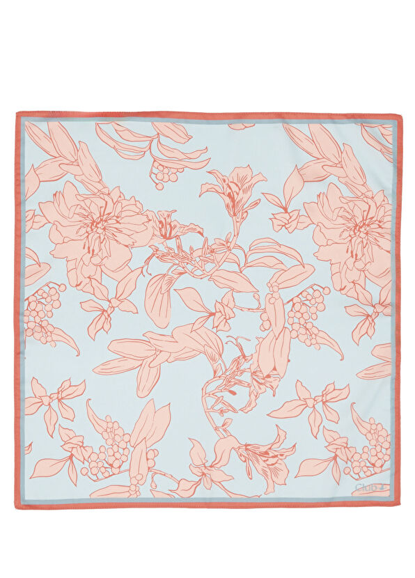 Beymen Club Blue Pink Women's Scarf - 1
