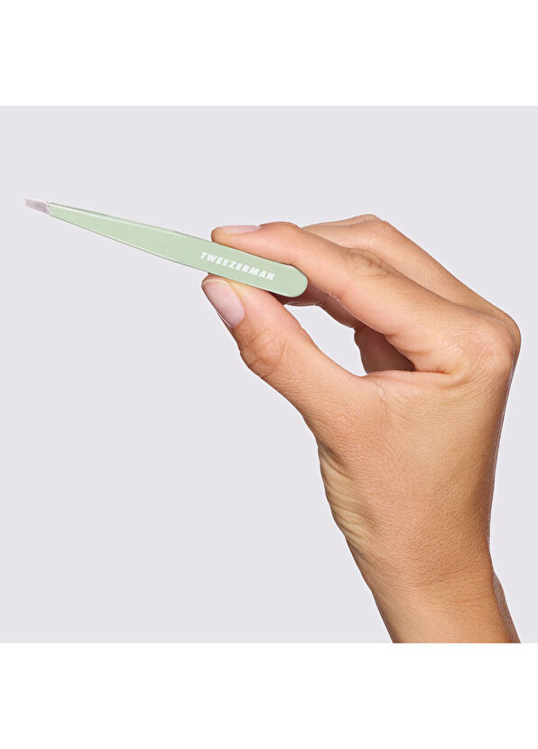 Tweezerman Slant Tweezer Pistachio Pistachio Green Tweezers - 4