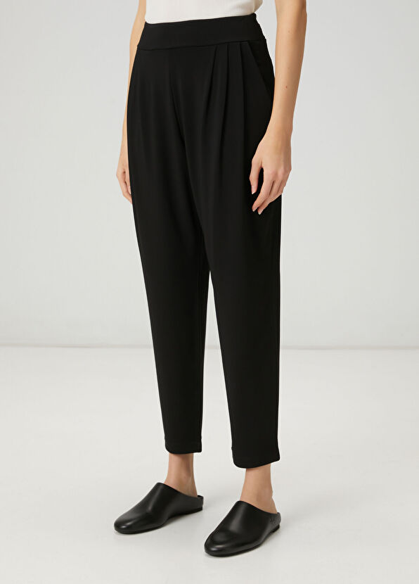 Beymen Club Siyah Pileli Jogger Pantolon - 2