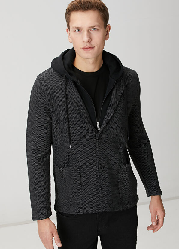 Beymen Club Antrasit Triko Ceket - 2