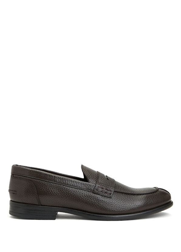 Beymen Club Brown Men's Leather Loafer - 1