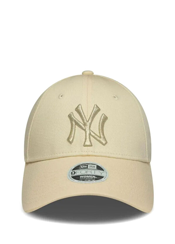 Metallic Logo 9Forty Açık Bej Kadın Şapka - Görsel 3