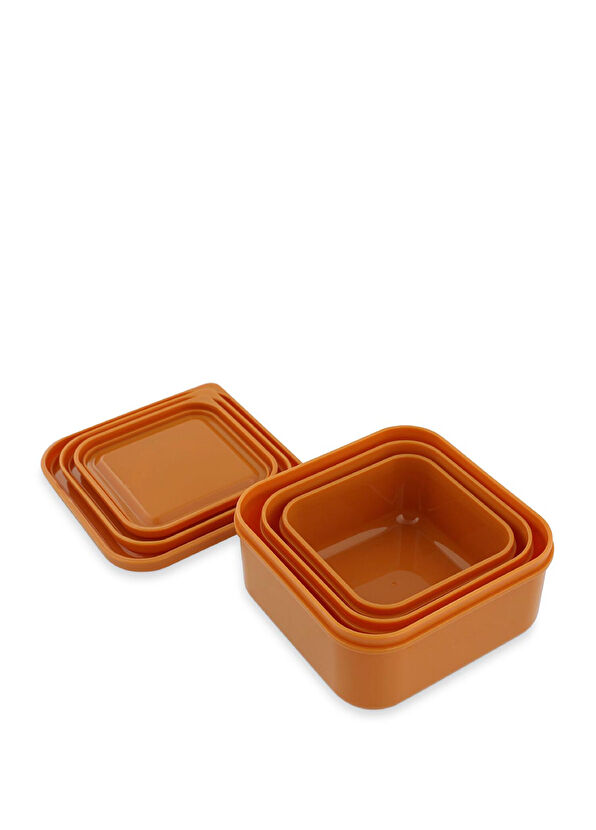 Trixie Mr. Fox Brown Kids 3-Piece Snack Container - 3