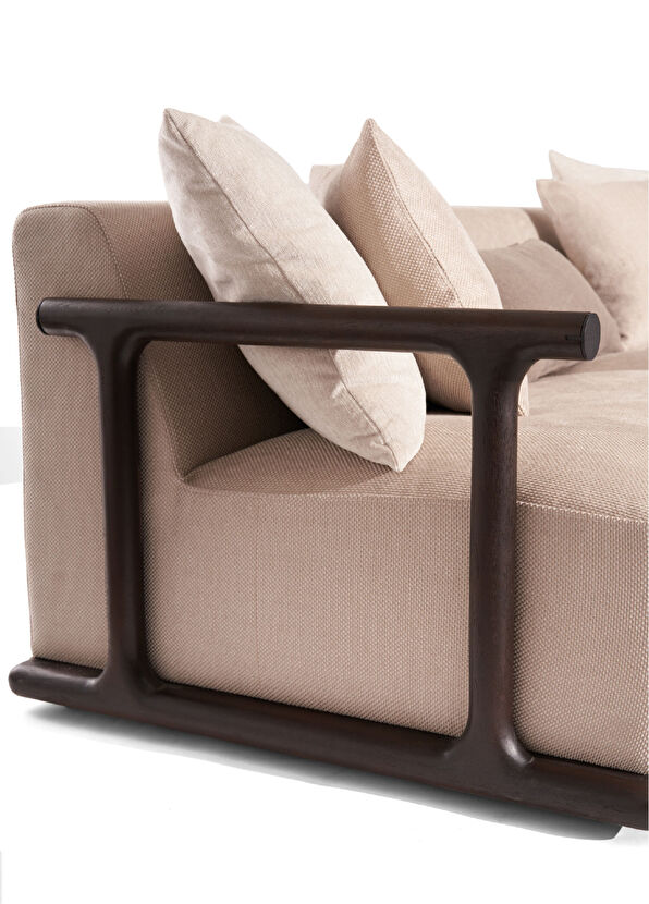 Lasttouch Olina Kaz Tüyü İçerikli Bej Kanepe - 4