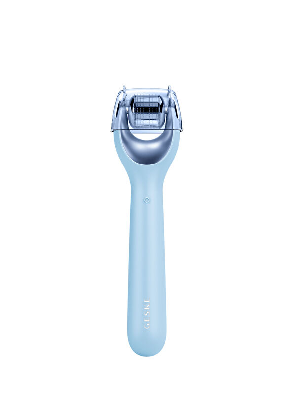 Geske MicroNeedle Face Roller Blue Mikro İğneli Buz Başlığı Pembe Kuvars Başlıklı Dermaroller Bakım Cihazı - 2