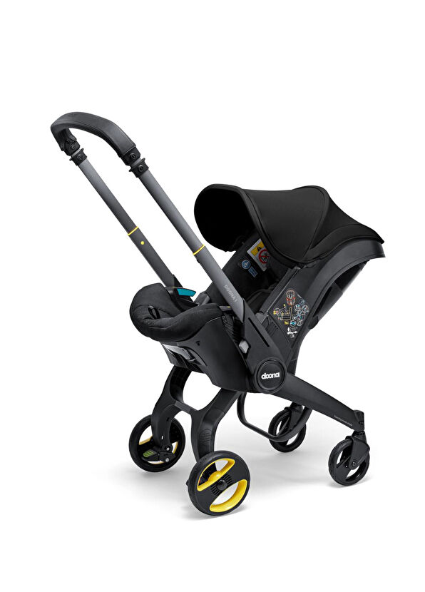 i Bebek Arabasına Dönüşen Tekerlekli Gr 0 Bebek Ana Kucağı Oto Koltuğu - Görsel 3