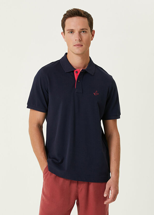 Beymen Club Comfort Fit Lacivert Polo Yaka T-shirt - 1