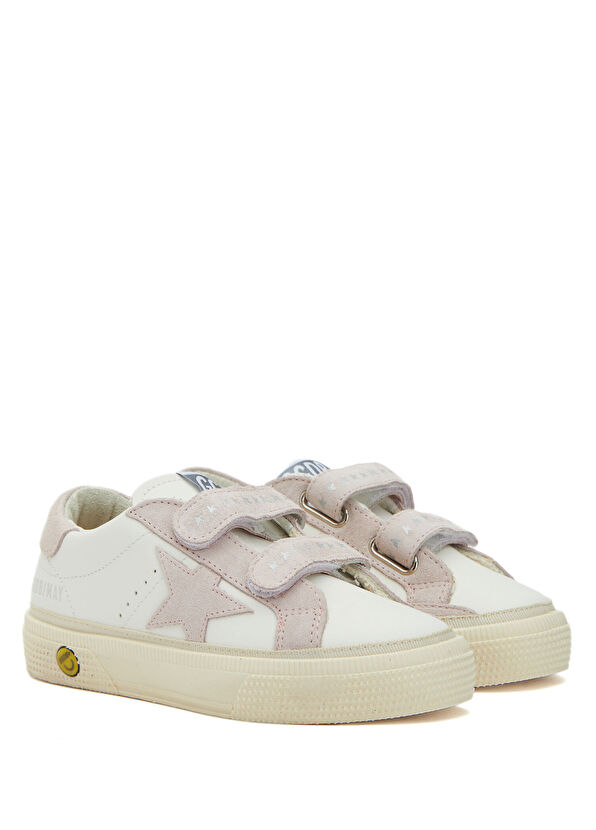 Golden Goose May Çok Renkli Çocuk Deri Sneaker - 2