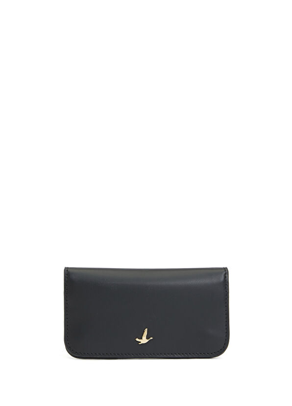 Beymen Club Black Womens Leather Card Holder - 1