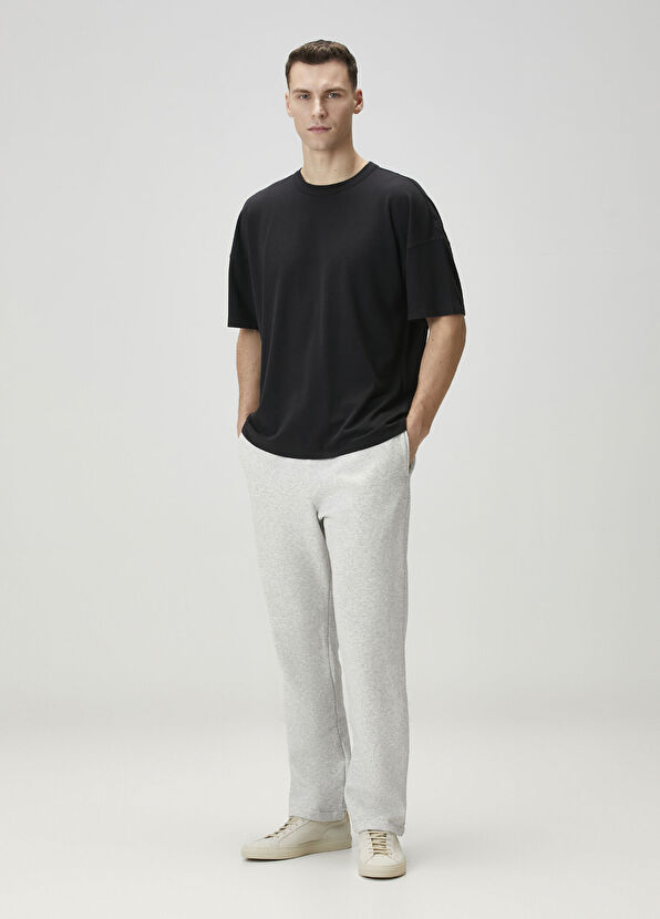 Skims Classic Straight Light Grey Sweatpants - 1