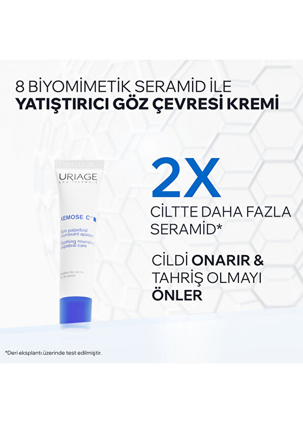 Uriage Xemose C8+ Eye Contour Care Cream for Atopy-Prone and Very Dry Skin 15 ml - 2