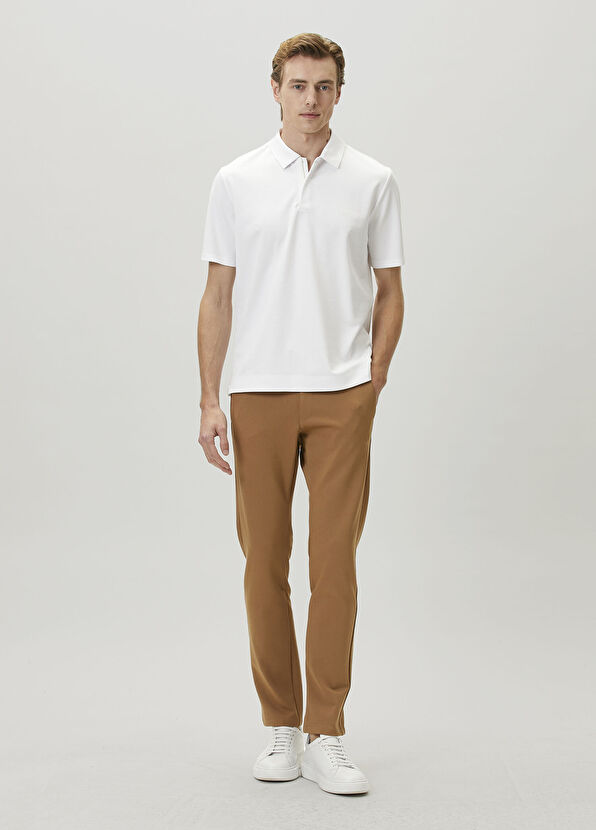 Beymen Club Off-White Rope Detail Slim Fit Polo T-Shirt - 3