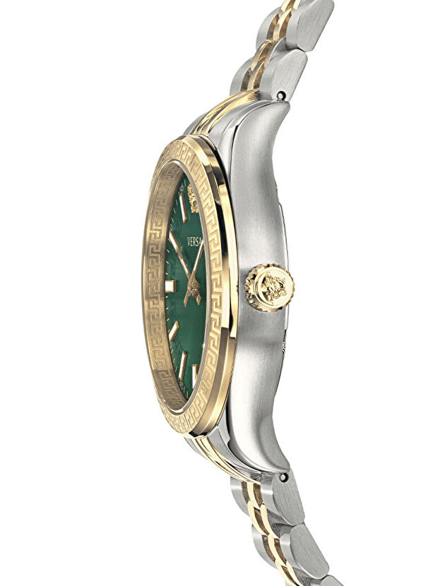 VRSCVEHU00420 Altın Rengi Metalik Gri Kadın Kol Saati - Görsel 3