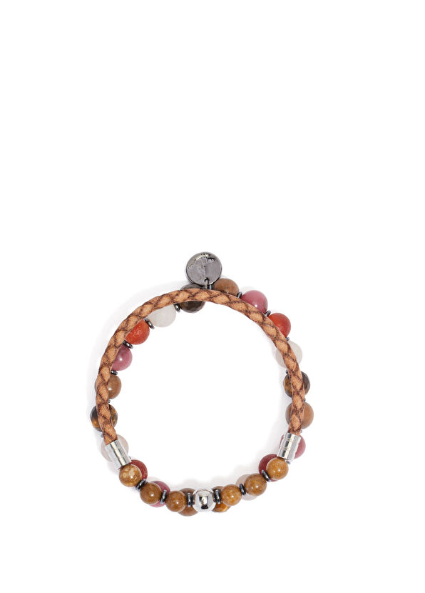 Beymen Club Brown Natural Stone Men's Bracelet - 2