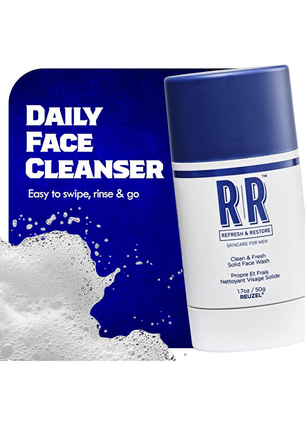Reuzel Clean & Fresh Solid Face Wash Nemlendirici Stick  Yüz Temizleyici 50 gr - 2