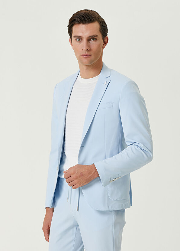 Beymen Club Açık Mavi Takım Elbise - 3