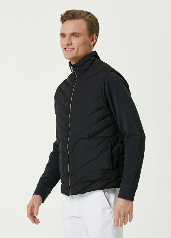 Beymen Club Essential Black Puff Vest - 3