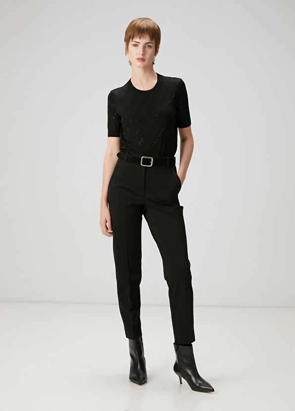 Beymen Club Siyah Cigarette Pantolon - 1