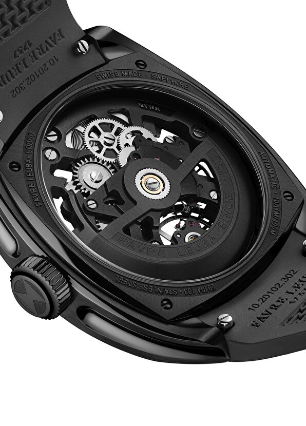 Favre Leuba Chief Skeleton 00.20106.105.06.301 Siyah Erkek Kol Saati - 3