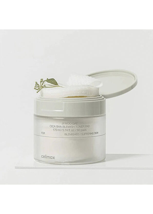 Celimax Ji Woo Gae Cica BHA Blemish Yağlı Ciltler İçin Arındırıcı 60'lı Toner Pad - 2
