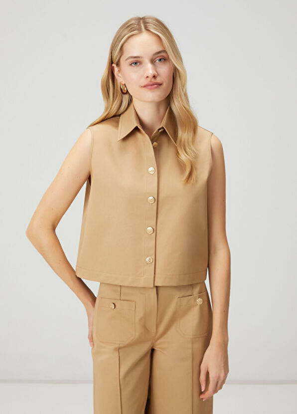 Beymen Club Beige Boxed Shirt - 4