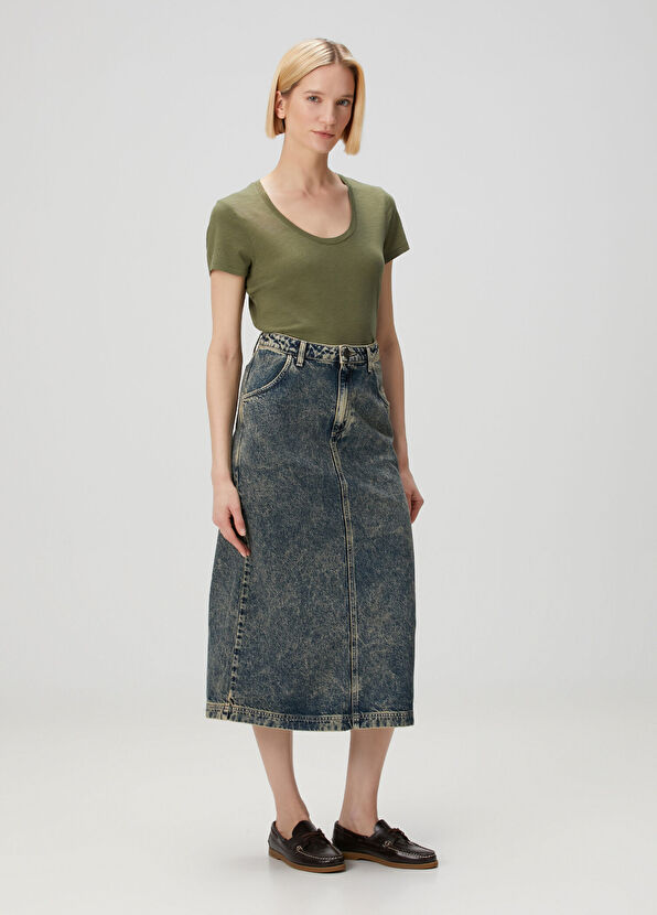 American Vintage Haki T-shirt - 2